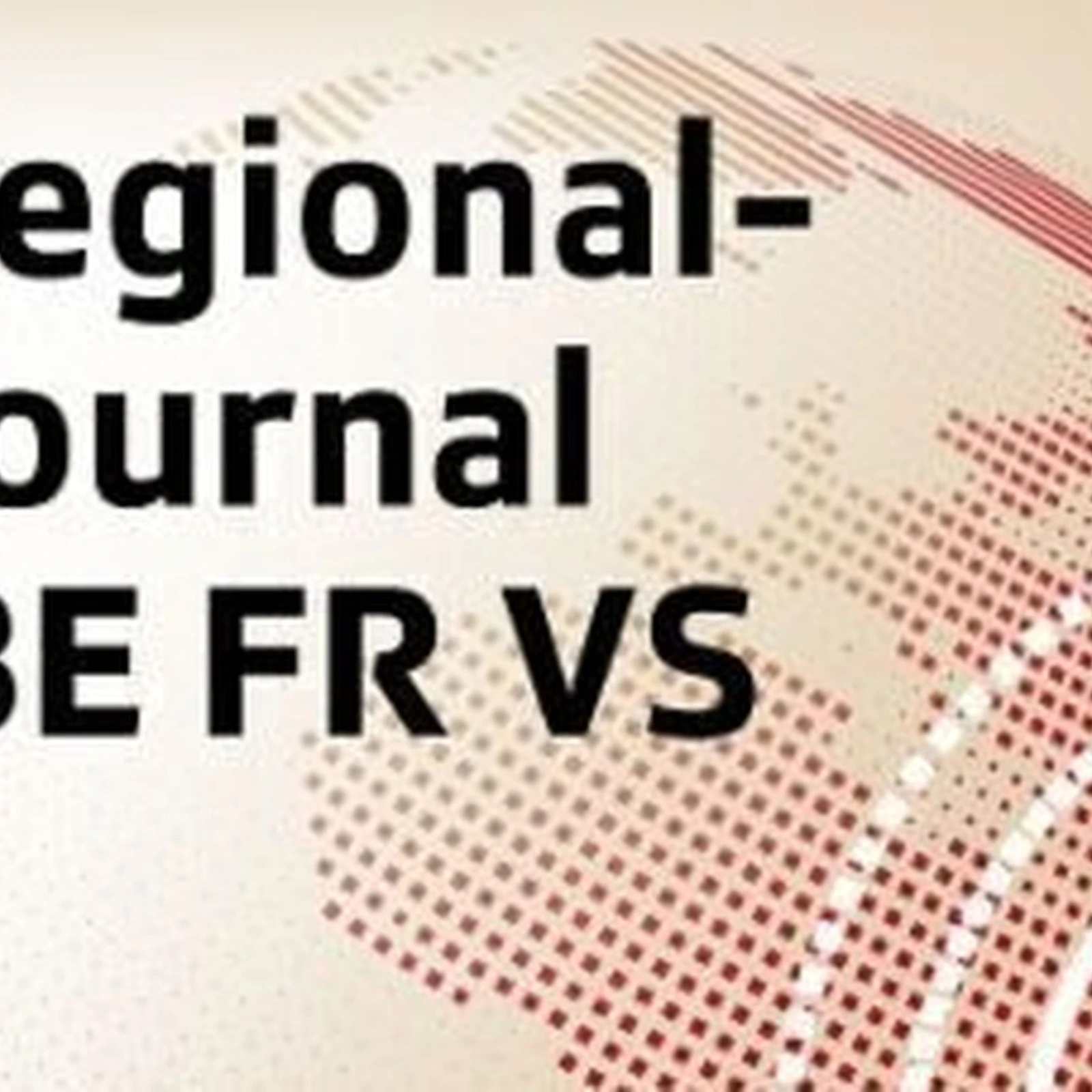 Regional journal BE FR VS